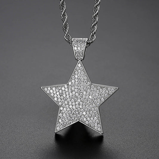 Iced Stern Anhänger